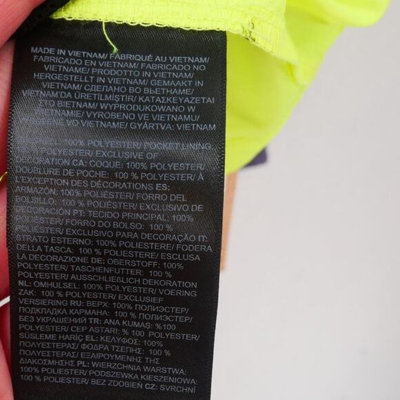 NEW The North Face Men's Medium Cyclone Jacket 3  Black Yellow Water Repellant - Picture 9 of 13